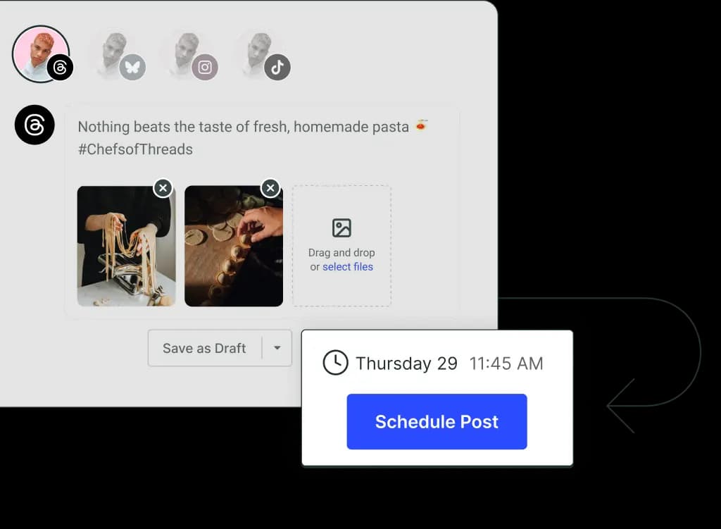 168澳洲幸运10正规官网2025 Publish screen with a post composer, scheduling options, and multiple channels.